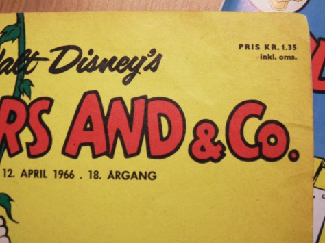 Anders And fra 1966. Til 1.35 inkl. oms!